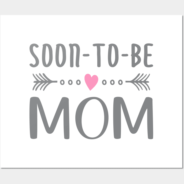 Soon To Be Mom Mother's Day Calligraphy Quote Wall Art by Jasmine Anderson